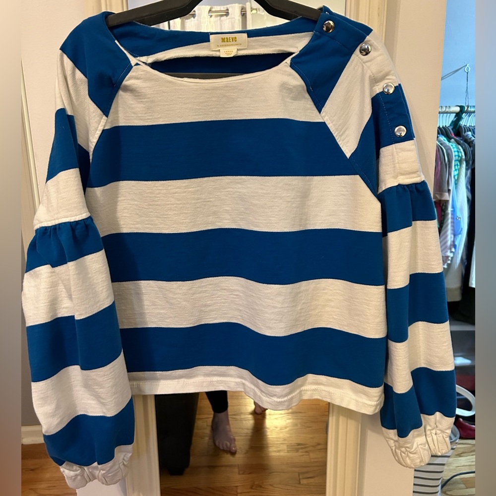 Maeve French Terry Sweatshirt Size L